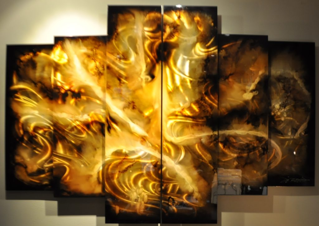abstract gold John DeRubeis